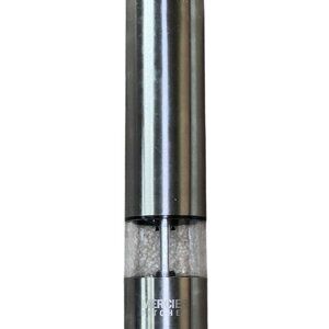 MERCIER Kitchen Automatic Electric Salt & Pepper Grinder LED Silver